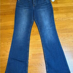 Kut from the Kloth Dark Blue Flare Jeans
